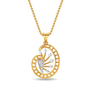 Lohan Pendant From Kisna Yellow Gold