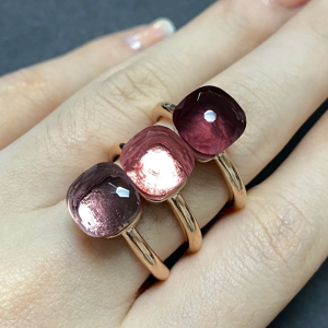 10.6mm Classic Ring Synthetic Crystal Jewelry Gift for Women Birthdays Gift